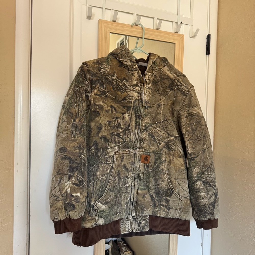 Carhartt Realtree Camo Zip-Up Hooded Jacket